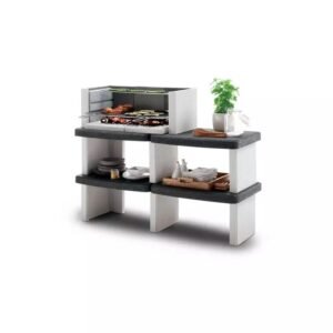 EASY GARDEN BY PALAZZETTI Barbecue fixe charbon avec plan de travail
